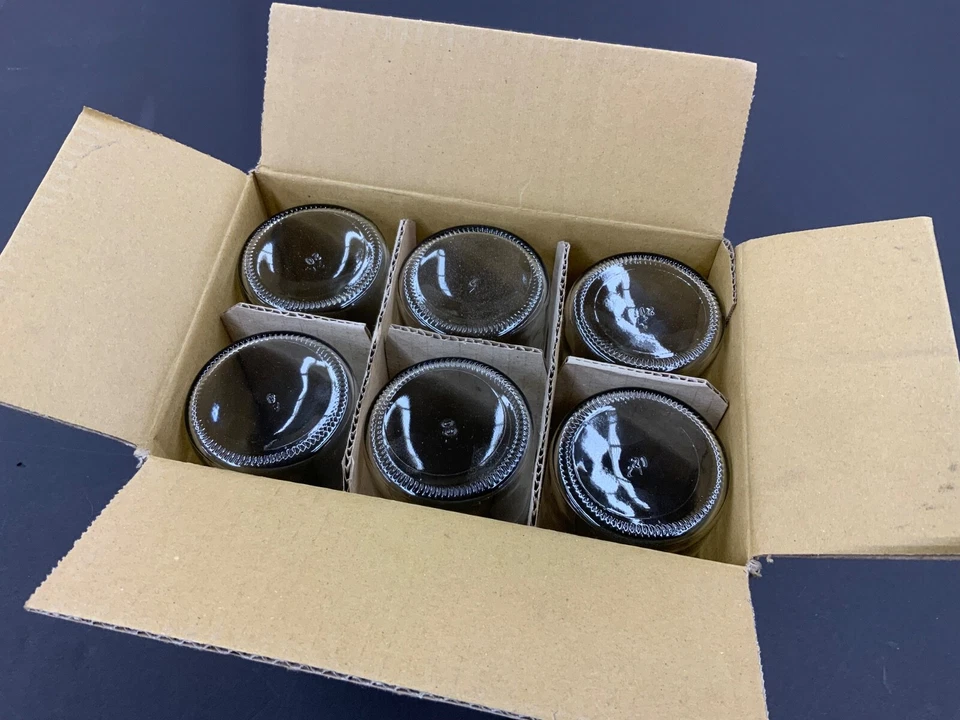 12 oz glass bottles with lids case of 6 - Image 3 of 4