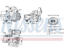 AGR-Ventil NISSENS 98387 für Volvo V60 I V70 III S60 II XC60