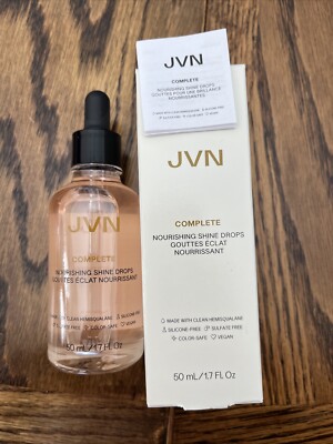 JVN Complete Nourishing Hair Oil Shine Drops NIB 1.7 fl oz/ 50 mL