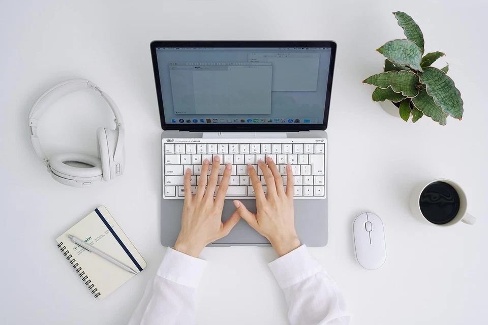 PFU Keyboard HHKB Professional HYBRID Type-S Japanese Layout Snow Color New - Image 4 of 4