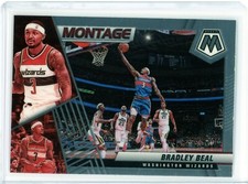 2021-22 Panini Mosaic Bradley Beal Montage #15 Washington Wizards