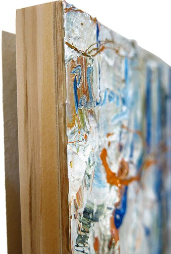 LANDSCAPE NATURE ABSTRACT ORIGINAL OIL█PAINTING█VINTAGE█PLANTS█ART█SIGNED ART AN - Picture 16 of 22