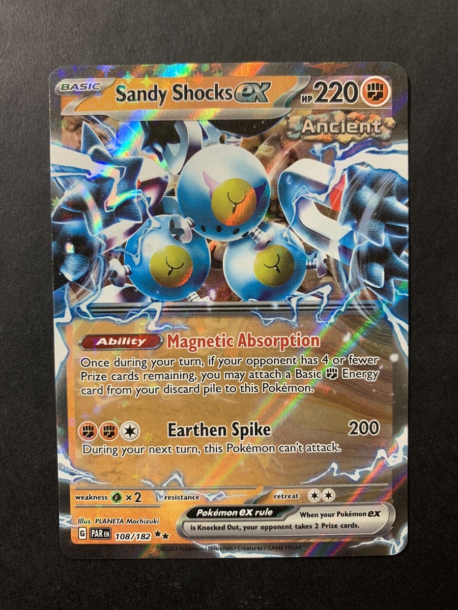 Pokémon TCG Sandy Shocks ex Ancient Reverse Holo Rare Paradox Rift