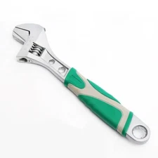 8" Adjustable WrenchRemovable Reverse MountingMetric & SAE ScalesHigh Torquay