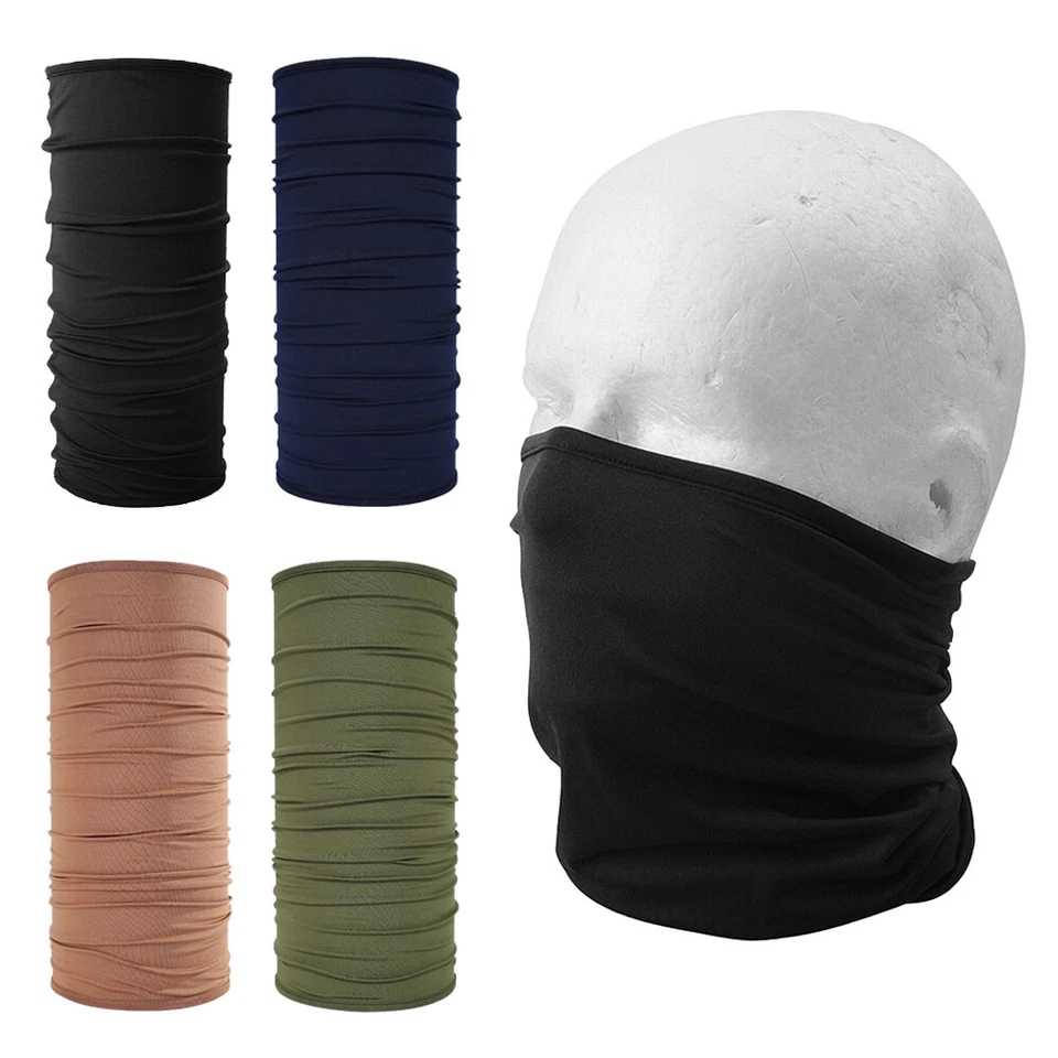 Neck Gaiter Bandana Face Mask: Sun Shield Scarf Gator Cover Head for Men Women