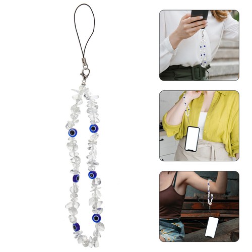 Mobile Charm Phone Wrist Strap Phone Lanyard Phone Chain Strap Decor - Photo 3/12