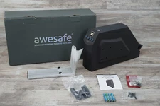 Awesafe Black Cold Rolled Steel Biometric Fingerprint Password Gun Safe