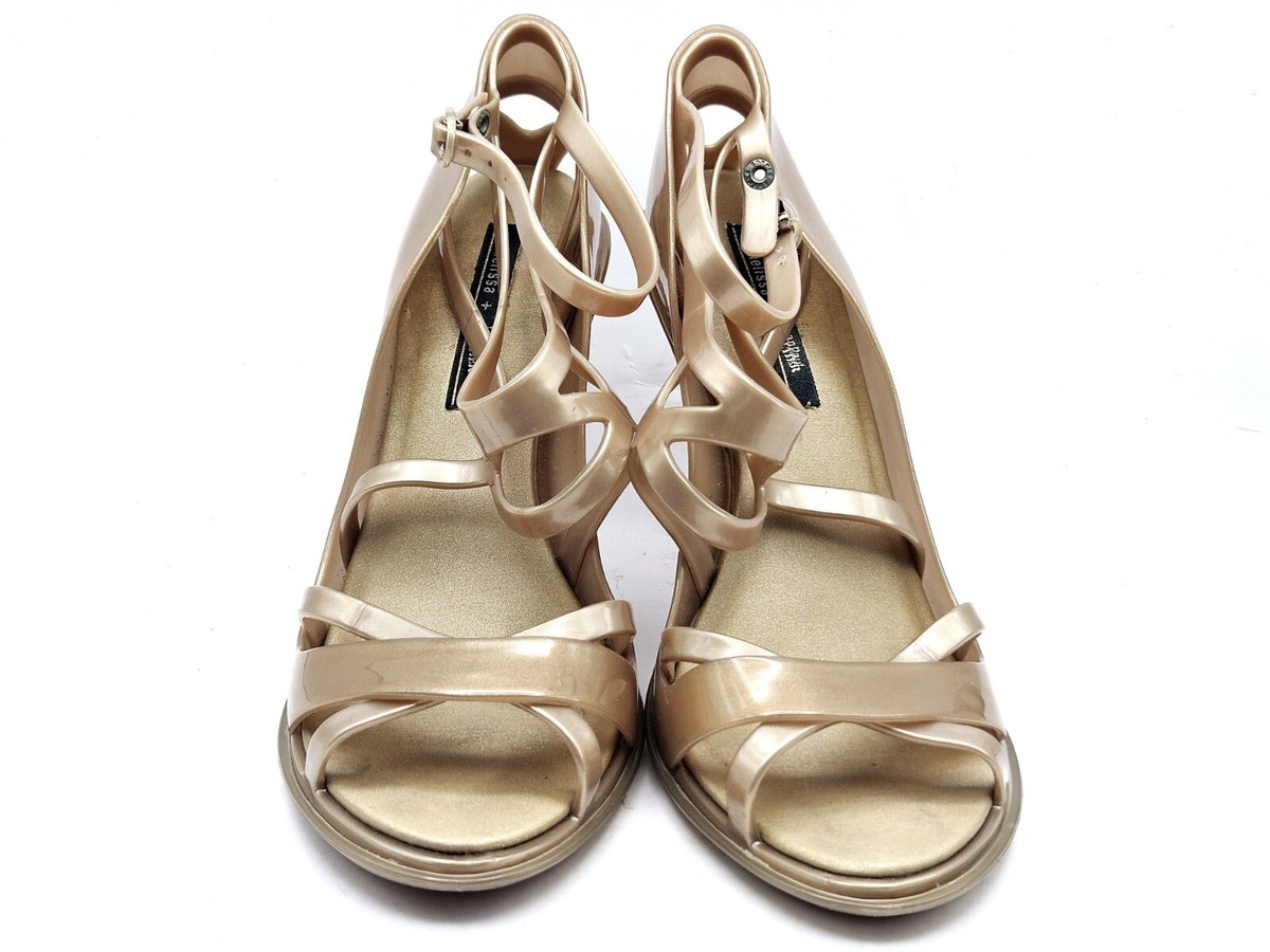 Melissa X Jean Paul Gaultier gold jelly heels pumps 37 6 | eBay Melissa X Jean Paul Gaultier gold jelly heels pumps 37 6 | eBay