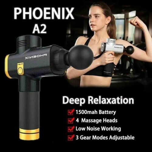 Phoenix A2 Muscle Pain Relief Massage Gun Deep Tissue Massager - Picture 1 of 8