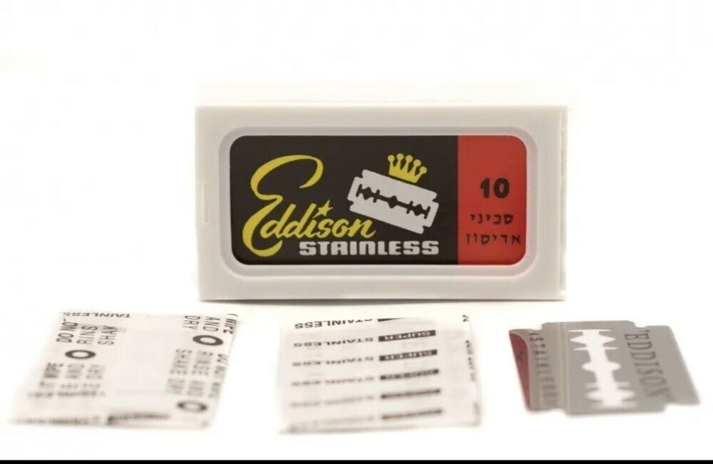 100 Personna Eddison Israeli Double Edge Blades For Safety Razor Shaving DE eBay