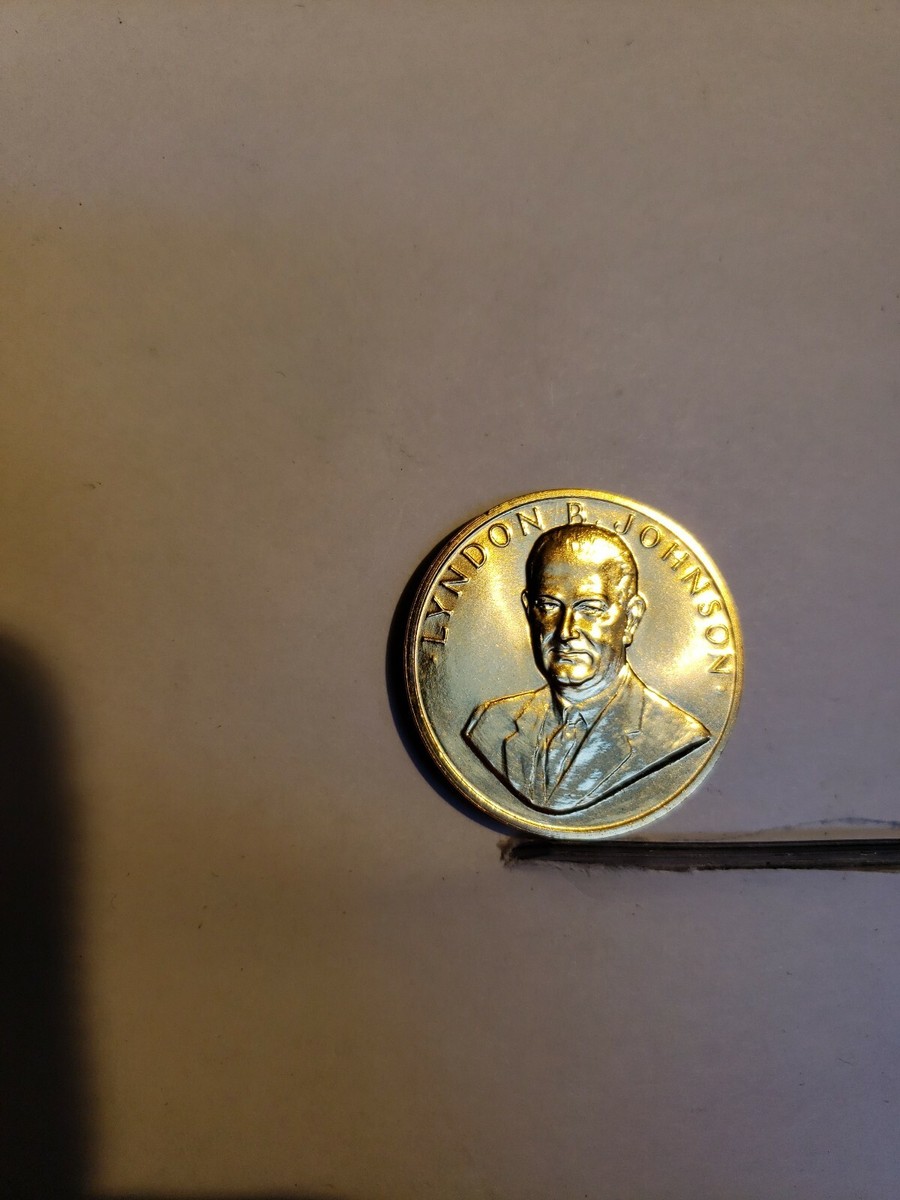 Lyndon B. Johnson (LBJ) Presidential Inaugural Medal Coin Token | eBay