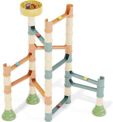 Quercetti XQU-86535 Quercetti-86535 Migoga Run Play Bio, Marble Track, Multicolo