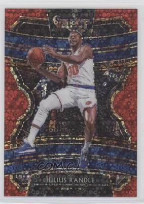 2019 Panini Select Concourse Hybrid Red Disco Prizm 45/49 Julius Randle #5 4l6