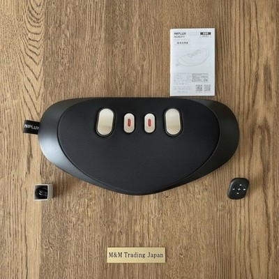 NIPLUX NOBI FIT EMS Massager Neck Lower Back Air Lift Heated Japan Black Tested