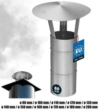 KOTARBAU® Schornsteinabdeckung Edelstahl Kaminhaube Schornstein Regenhaube 