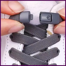 New Without Ties Elastic Laces No Tie Shoe Laces Press Lock Shoelaces Sneaker