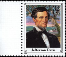 US Scott # 2975f, Jefferson Davis : Civil War, 1995 32¢ Stamp, MNH