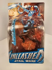 Star Wars Unleashed Aayla Secura Model Sculpture Action Figure 2004 Hasbro New