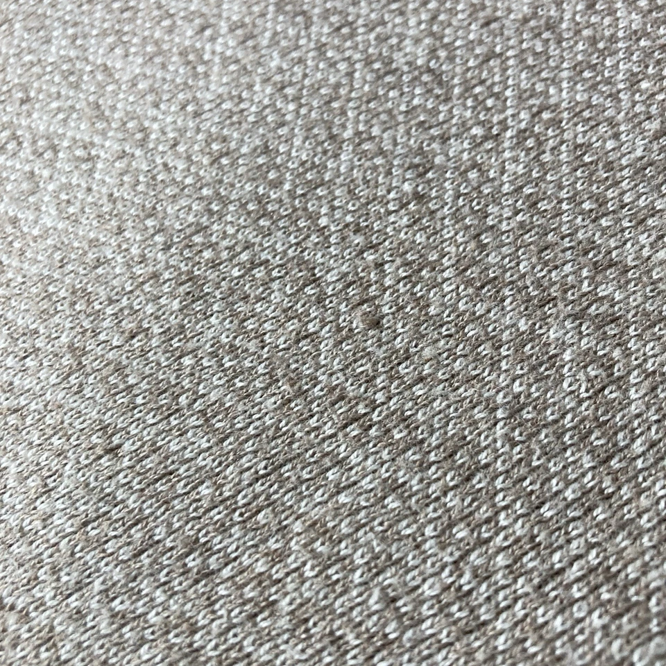 Tasso Elba Mens knit Sweater Medium beige brown ish silk blend shoulder accent M - Image 4 of 4