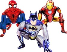 Spiderman Iron Man Batman Balloons for Birthday Party Supplies Decorations