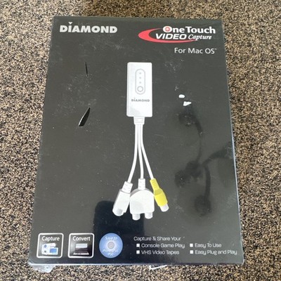 Diamond Multimedia VC500MAC One Touch Video Capture Adapter MAC OS Sealed Box!