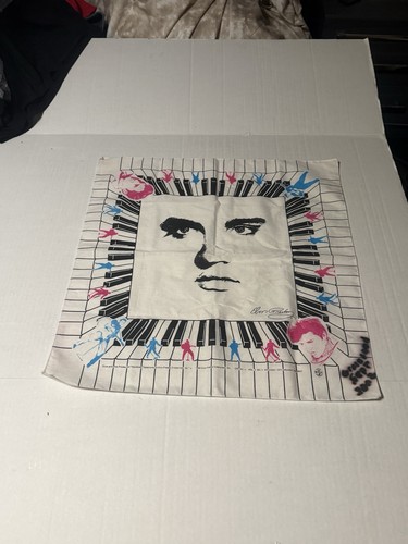 VTG ELVIS PRESLEY Memorabilia Souvenir Design Cotton Bandana Kerchief 1999