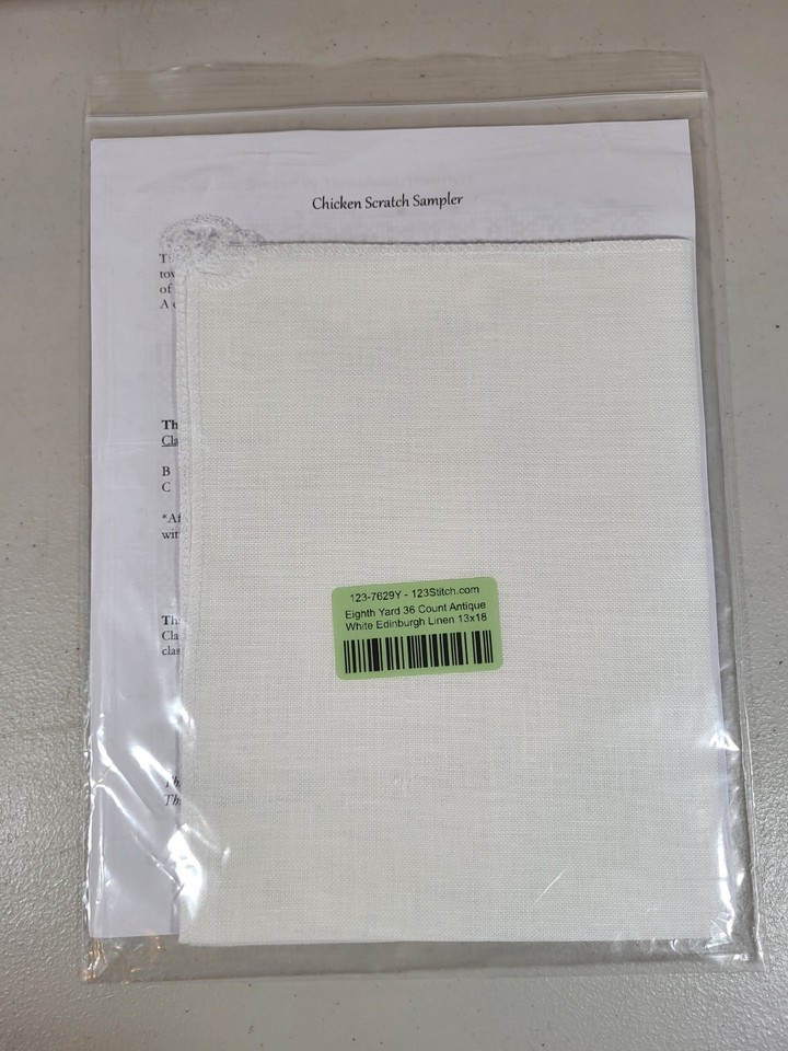 Threadwork Primitives Chicken Scratch Sampler Pattern with 36 Count ...