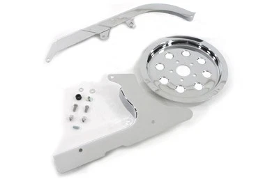 Chrome Belt Guard Kit fits Harley Davidson Foto 2 de 2