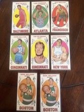 Lot Of (8) 1969-70 Topps - DeBusschere, Gilliam, Nelson And More