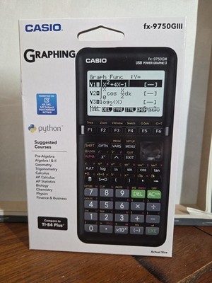 New Casio fx-9750GIII Graphing Calculator