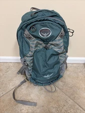 Osprey Sirrus 24 Women's Backpack Teal / Grey Airspeed w Ventilation, Rain Cover