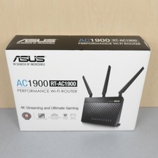 ASUS AC1900 Dual-band Wireless Gigabit Router Black Complete in Box Good