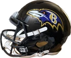 Jermaine Lewis Signed Ravens Full Size Replica Helmet With Beckett COA