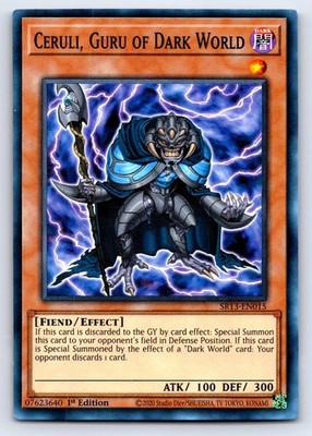 Ceruli, Guru of Dark World Common Structure Deck: Dark World SR13-EN015 LP