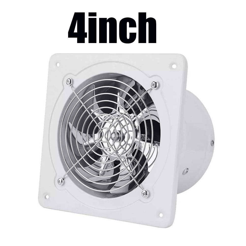 4"/6"/8"/10"/12 Exhaust Fan Ventilation Extractor Fan Wall-Mounted Square Blower