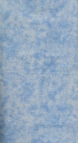 108 Zoll breiter Baumwollstoff. Hellblauer Mixer ca. 1,5 Yards - Bild 1 von 1