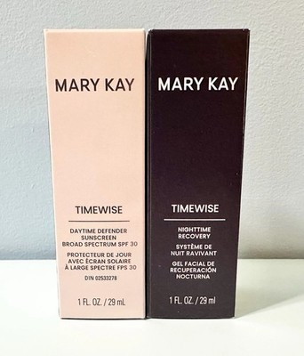 Mary Kay TimeWise DayTime Defender & NightTime Recovery 217387 & 217385 NIB