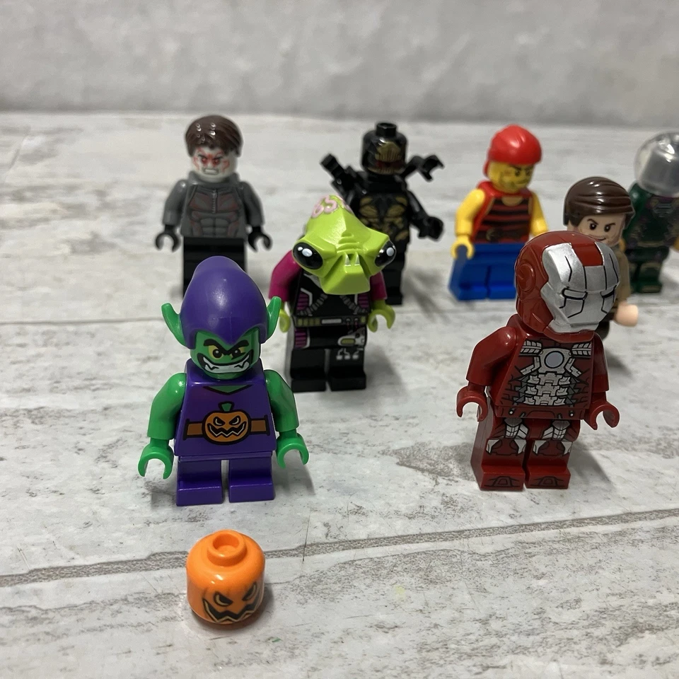 Lego Super Heroes Minifiguras Lote De 14 Figuras DC MARVEL Batman Spider-Man Más Foto 2 de 4
