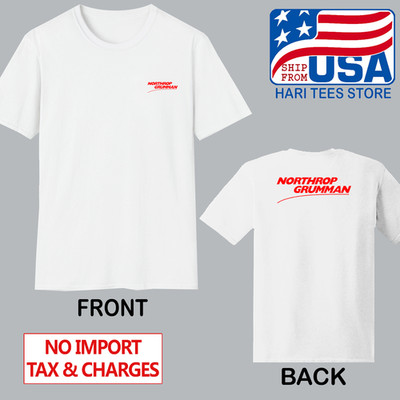 Northrop Grumman Aerospace Men's White Size S to 5XL