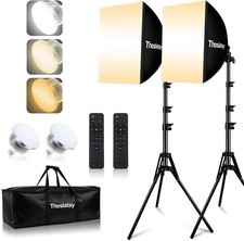Softbox Lighting Kit 2pack Thoslatay16x16in Soft Box Upgrade 85W 2700-6400K