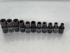 Snap-on 38 212ipfm Drive 6 Point Metric Swivel Impact Socket Set 11pc 9mm-19mm