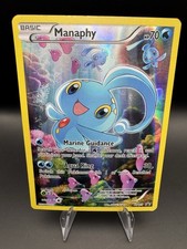 Manaphy XY113 Full Art Pokemon XY Black Star Promo Holo Rare 2016