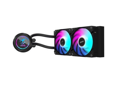 AORUS WATERFORCE II 240 Liquid CPU Cooler, 240mm Radiator, Black 