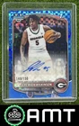 Jeremiah Wilkinson 2025-26 Bowman 149/150 Chrome Auto Blue X-Fractor Bulldogs