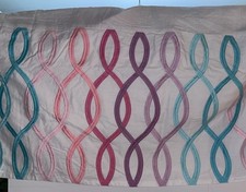 Pottery Barn Kids Embroidered Multicolored Nursery Crib Baby Bed Skirt