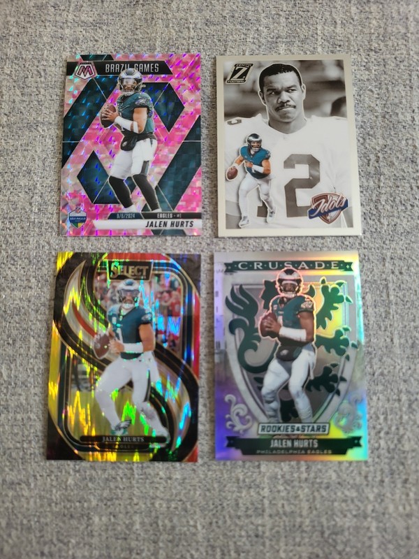 Jalen Hurts LOT 🔥 🔥 🔥 4 CARDS- NO BASE