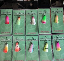 SPOON TROUT AREA 2,5 GR CUCCHIAINI ONDULANTI  SPINNING TROTA LAGO