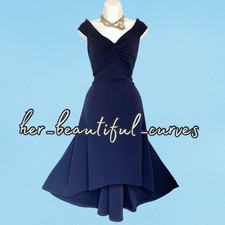 STUNNING QUIZ HI - LOW OCCASION MIDI DRESS SIZE 18