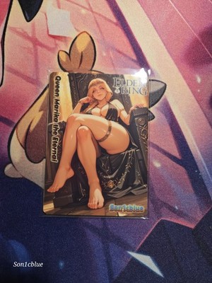 Queen Marika Elden Ring  Custom Glow Waifu Card Feet Fan Art