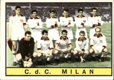 1963/64 sandwiches figurine new from sachet C. d. C. MILAN C. d. C. MILAN